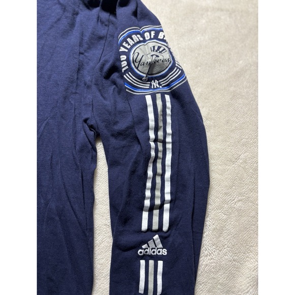 New York Yankees Bronx Bombers Long Sleeve T Shirt Men's Size XL 100th Year - Picture 2 of 9